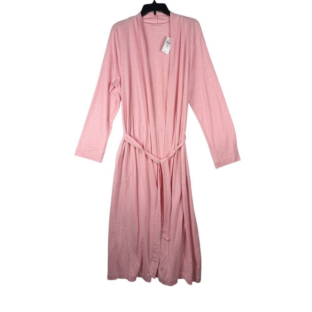 J. Jill Pure Jill Sleep Ultrasoft Robe Womens Medium Pink Cotton Modal NWT